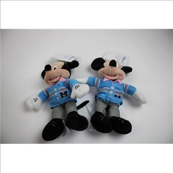 Mickey Mouse 9inch Cast Member Exclusive Plush, 2 Pieces