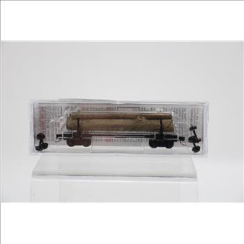 Micr Trans Line 40' Modern Log Car W/ Uprights