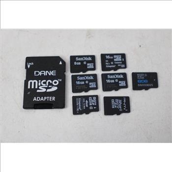 MicroSD, 12 Pcs, 8,16,32,64 Gb And Adapter