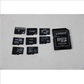 MicroSD Cards, 16 Pieces With Kingston Micro SD To SD Adapter