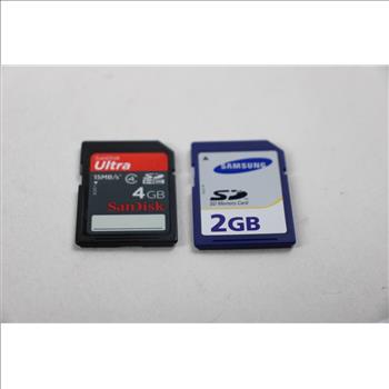 Microsd, Mem Card 2,4,8, Gb, 5 Pieces