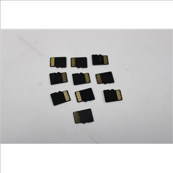 MicroSD Memory Cards, 16GB, Lot Of 10