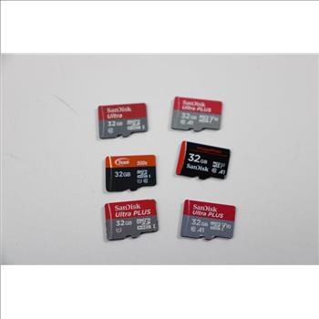 MicroSD Memory Cards, 32GB, Lot Of 13