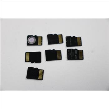 MicroSD Memory Cards, 32GB, Lot Of 7