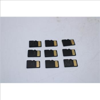 MicroSD Memory Cards, 32GB, Lot Of 9