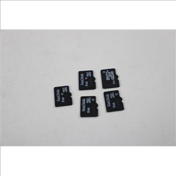 MicroSD Memory Cards, 8GB, Lot Of 10