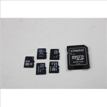 MicroSD Memory Cards, 8GB, Lot Of 10