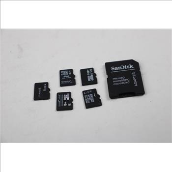MicroSD Memory Cards, 8GB, Lot Of 10
