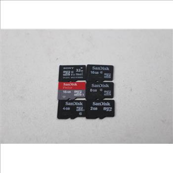 Microsd, SD, Usb Memorys, 9 Pieces