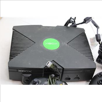 Microsoft Xbox Console, Sony Playstation 2 Console, & Controllers; 6 Pieces