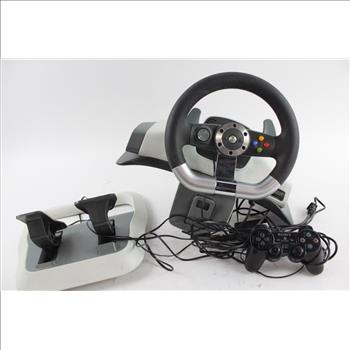 Microsoft Xbox Racing Wheel With Pedals, 3 Pieces