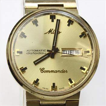 Mido Commander Gold Tone Automatic Watch