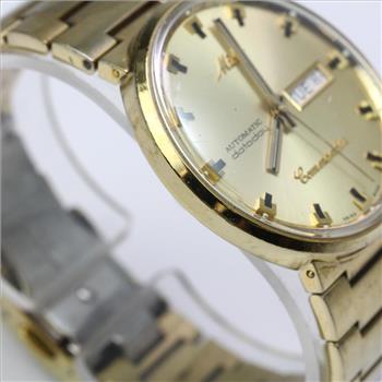 Mido Commander Gold Tone Automatic Watch