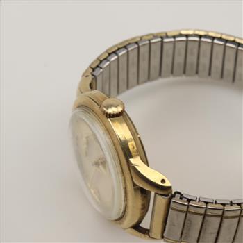 Mido Multifort 14kt Gold Case Powerwind Watch