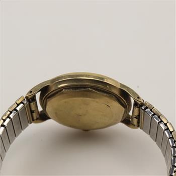 Mido Multifort 14kt Gold Case Powerwind Watch