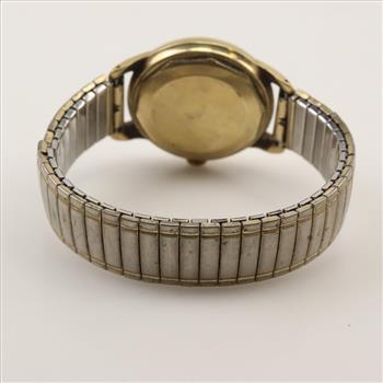 Mido Multifort 14kt Gold Case Powerwind Watch