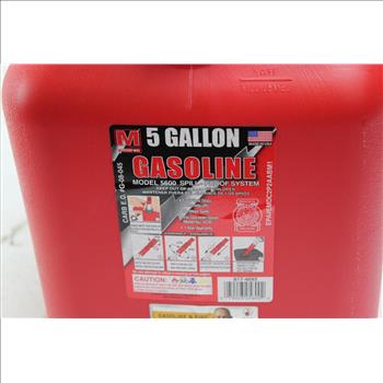 Midwest Can 5600 5 Gallon Gasoline Can Spill Proof System