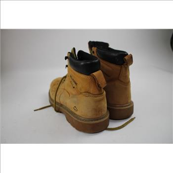 Midwest Wolverine Men's Waterproof Steel Toe Work Boot, Size 8.5M