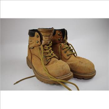 Midwest Wolverine Men's Waterproof Steel Toe Work Boot, Size 8.5M