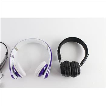 Miikey Bluetooth Headphones, Merkury Headphones, And More, 7 Pieces