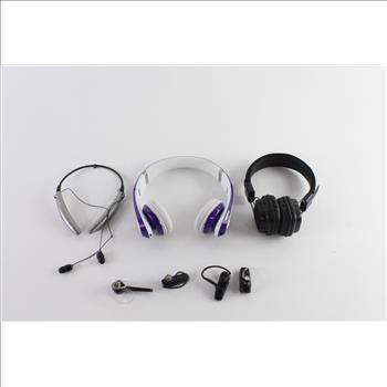 Miikey Bluetooth Headphones, Merkury Headphones, And More, 7 Pieces