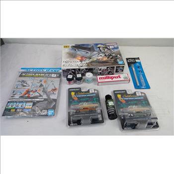 Milliput Epoxy Putty, Acrylic Paints, 1/144 Scale Model Gundam Barbatos, And More