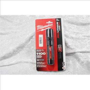 Milwaukee 1100 Lumens LED USB Rechargeable Twist Focus Flashlight