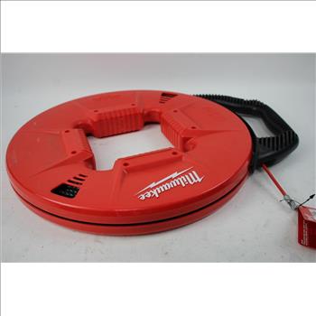 Milwaukee 200' Polyester Fish Tape With Flexible Metal Leader, 48-22-4197
