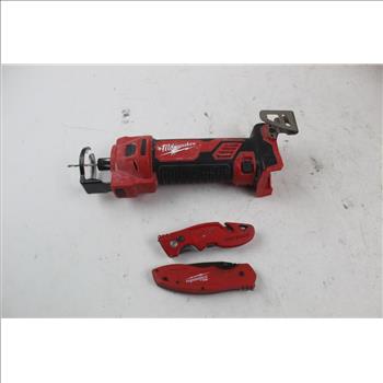 Milwaukee 2627-20 Cordless Cut Out Tool (Tool Only),  Milwaukee Knives: 3 Items
