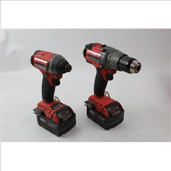 Milwaukee 2897-22 2 Tool Combo Kit: Impact Driver, Drill
