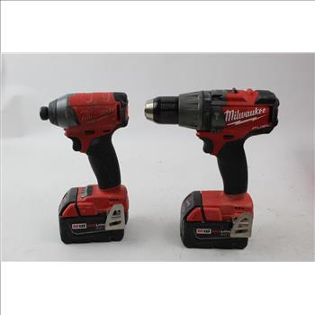 Milwaukee 2897-22 2 Tool Combo Kit: Impact Driver, Drill