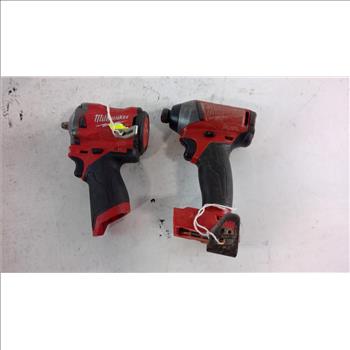 Milwaukee 3/8'' Impact Wrench And 1/4'' Impact Driver