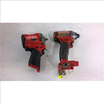 Milwaukee 3/8'' Impact Wrench And 1/4'' Impact Driver