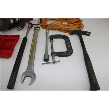 Milwaukee 6145 Grinder Tool, Assorted Screwdrivers, Combo Wrenches, & More; 10+ Pieces