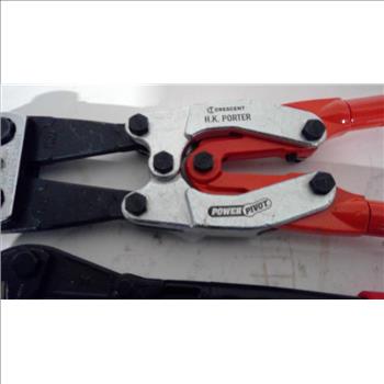 Milwaukee And Crescent Bolt Cutters, 2 Pieces