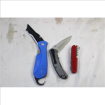 Milwaukee And Other Knives, 5 Pieces