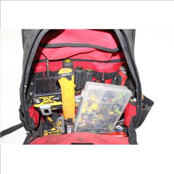 Milwaukee Backpack With Tools & Equipment, 20+ Pieces
