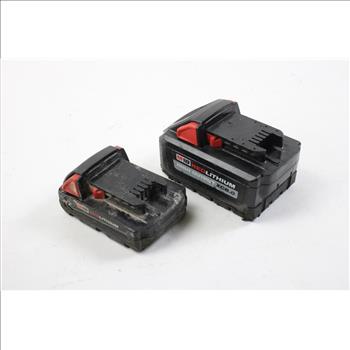 Milwaukee Batteries, 2 Pieces