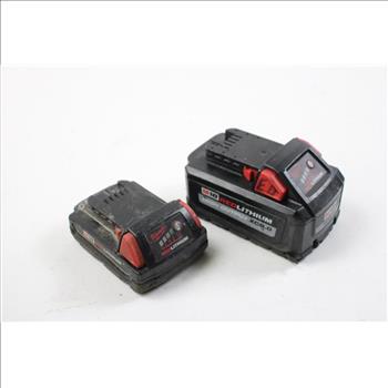 Milwaukee Batteries, 2 Pieces