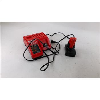 Milwaukee Battery Charger W/ Battery