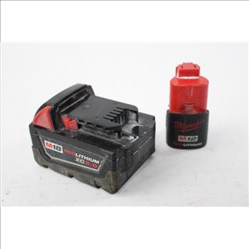 Milwaukee Battery Packs, 2 Pieces