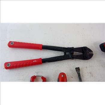 Milwaukee Bolt Cutter And More, 7 Pieces