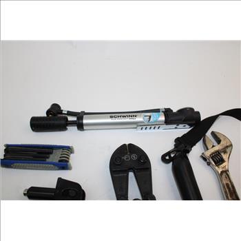 Milwaukee Bolt Cutter, Kobalt 35pc Right Angle Bit Driver Set, & More In Rubbermaid Actionpacker Toolbox; 5+ Pieces