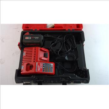 Milwaukee Case With Tool Battery And Charger, 2 Pieces