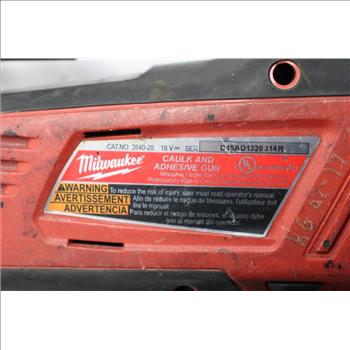 Milwaukee Caulking Adhesive Gun