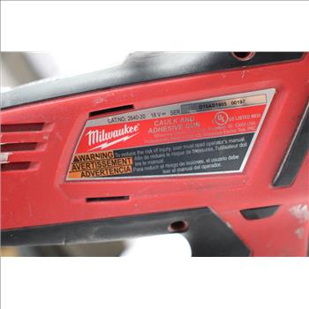 Milwaukee Caulking Adhesive Gun