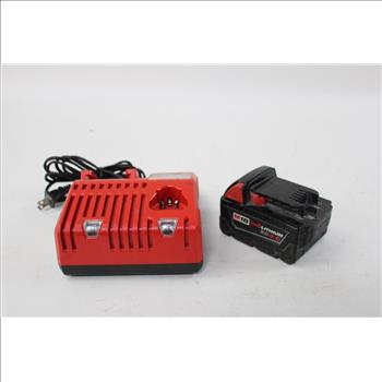 Milwaukee Charger And Battery Pack, 2 Pieces