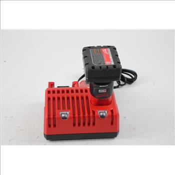 Milwaukee Charger And Battery Pack, 2 Pieces