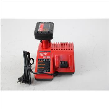 Milwaukee Charger And Battery Pack, 2 Pieces