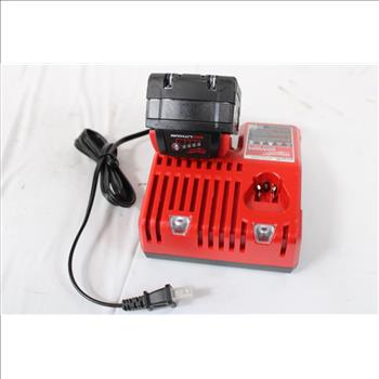 Milwaukee Charger M12 & M18 With Battery Pack